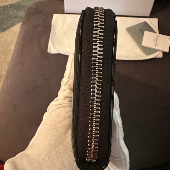 DIOR Black Patent Leather Diorissimo Long Zippy Wallet full inclusion - Picture 12 of 16